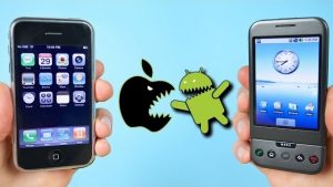 مقایسه  اولین گوشی اندرویدی(T-Mobile G1) با اولین آیفون اپل