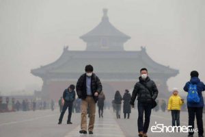 آلودگی هوا در چین باعث تعطیلی کارخانه ها شد