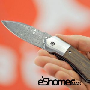 طراحی چاقوهای دست ساز بی نظیر Riptide Damascus Blade