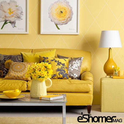 بهترین استفاده رنگ زرد برای ایجاد انرژی در فضاهای داخلی