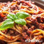 تهیه و پخت انواع غذاهای ایتالیایی – اسپاگتی بلونز