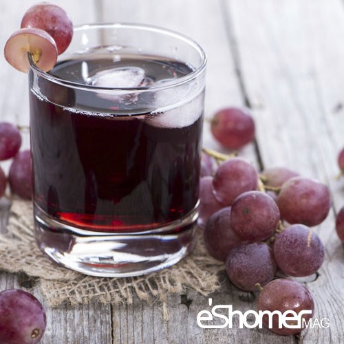 آب میوه انگور و خواص درمانی آن در تقویت و طراوت پوست