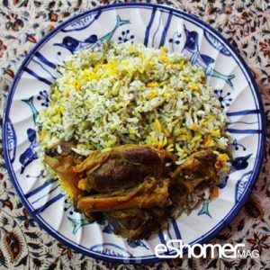معرفی نحوه پخت مشهورترین غذاهای محلی سنتی ایران – باقالی پلو با ماهیچه