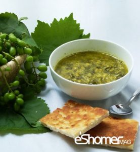 غذاهای محلی غذاهای ایرانی آموزش آشپزی ، آش برگ مو تبریز