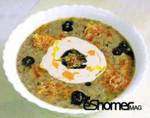 غذاهای محلی غذاهای ایرانی آموزش آشپزی ، آش بلغور گندم نیشابور