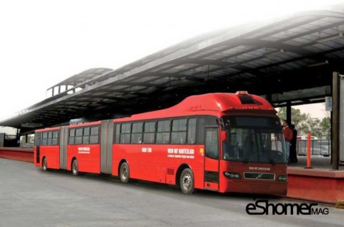 بزرگترین اتوبوس جهان وولو Gran Artic 300 با ظرفیت 300 نفر