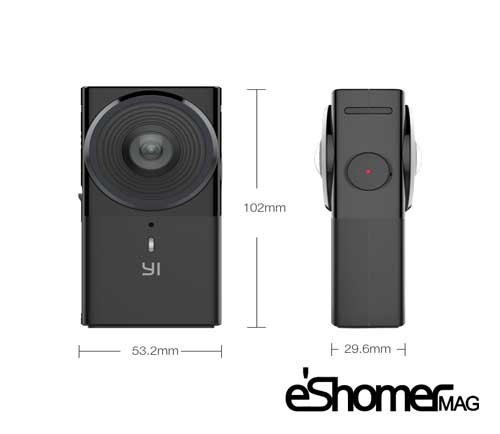دوربین YI360 VR امکان چرخیدن 360 درجه در ویدیو با کیفیت بالا