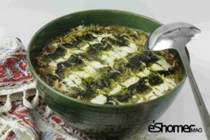 غذاهای محلی غذاهای ایرانی آموزش آشپزی ، آش اسفناج و عدس